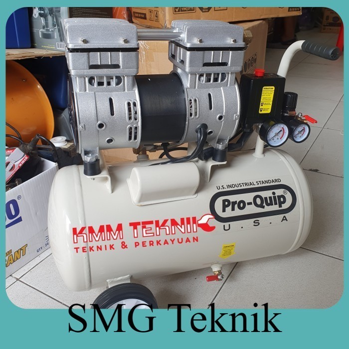 Berkualitas PRO-QUIP KOMPRESOR ANGIN OILESS QOS-25 1 HP 25 LITER AIR COMPRESSOR JTS872