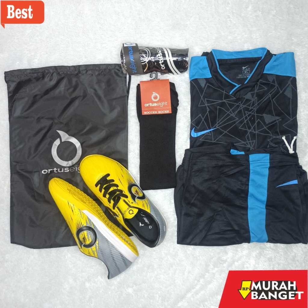Sepatu futsal kekinian PAKET 5 PLUS JERSEY sepatu futsal legion ortuseight bima // grade original //