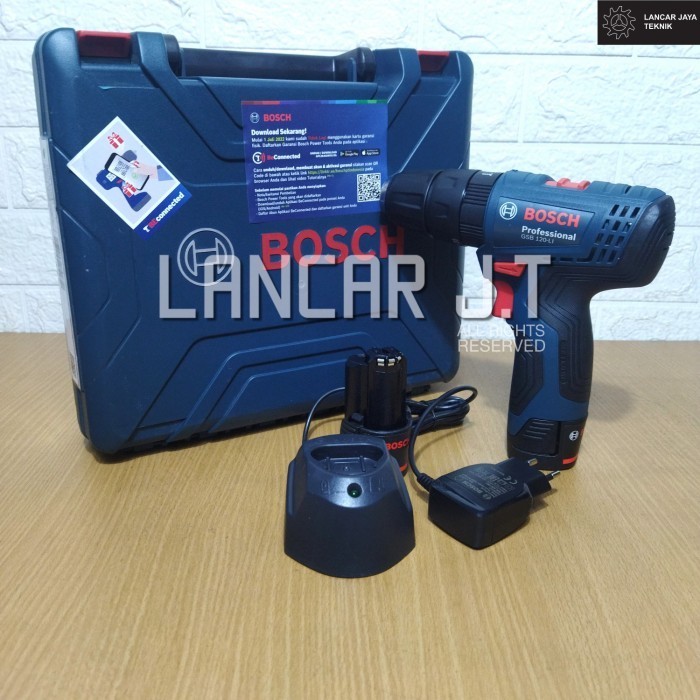 BOSCH GSB 120 LI CORDLESS IMPACT DRILL BOR TEMBOK BATERAI 10 MM 120 LI
