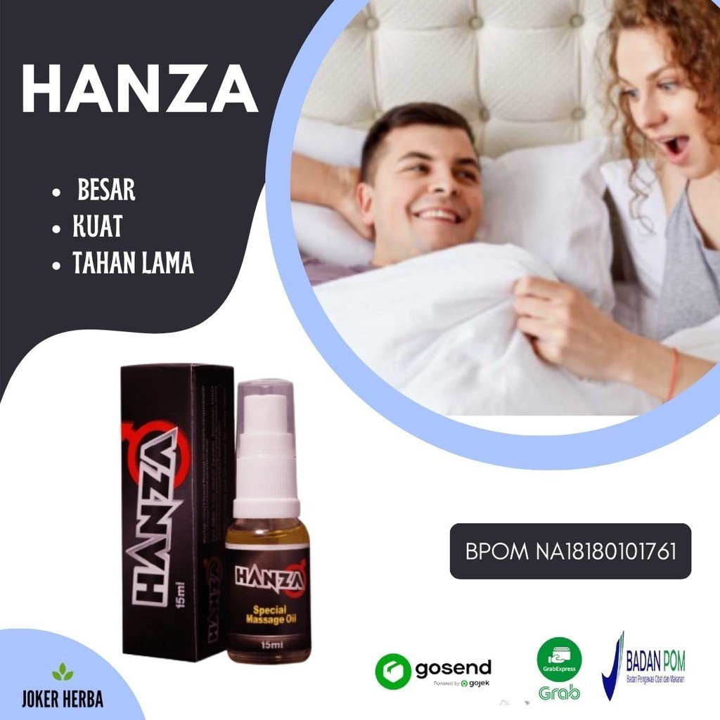 Hanza Spray Pembesar Mr P Permanen Original 100% Paling Ampuh dan Cepat Sudah BPOM