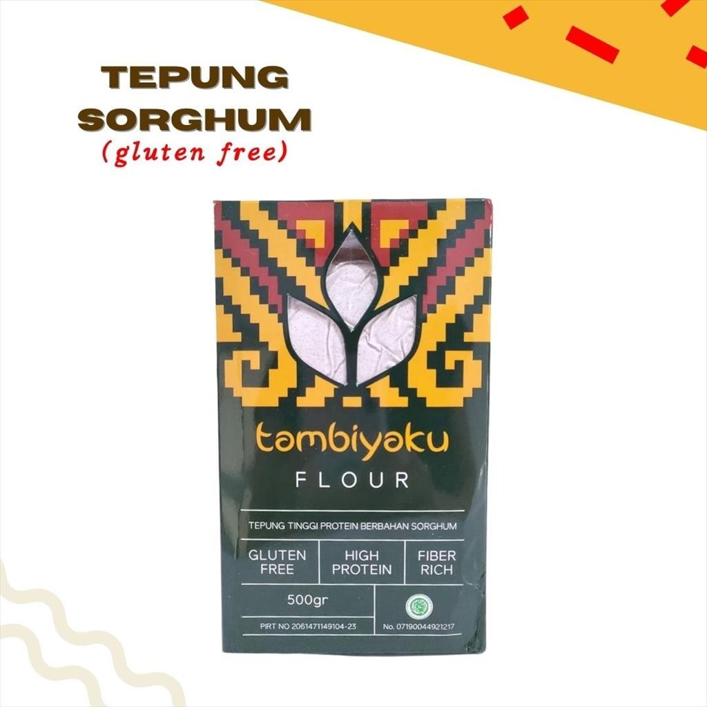 

Sorghum Flour 500g / Tepung Sorgum Gluten Free Tambiyaku
