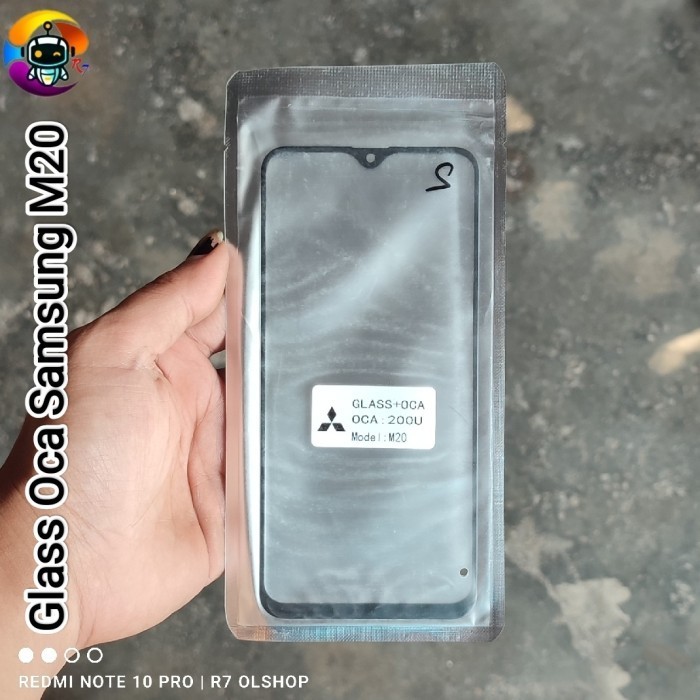 

Glass Kaca Lcd + Lem Oca Samsung M20 M205