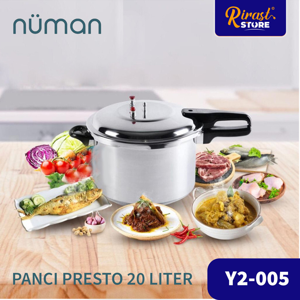 RIRAST- NUMAN PANCI PRESTO STAINLESS STEEL 20 LITER Y2-005