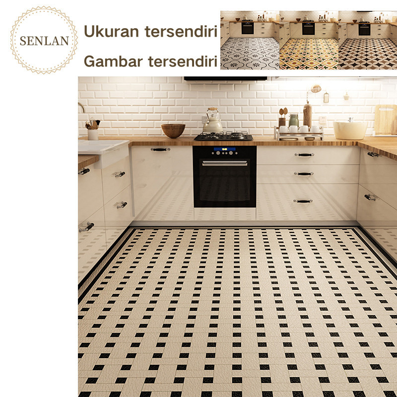 SENLAN memberikan keunikan unik untuk rumah Seluruh alas kulit perwujudan anggun kulit asli/Keset la