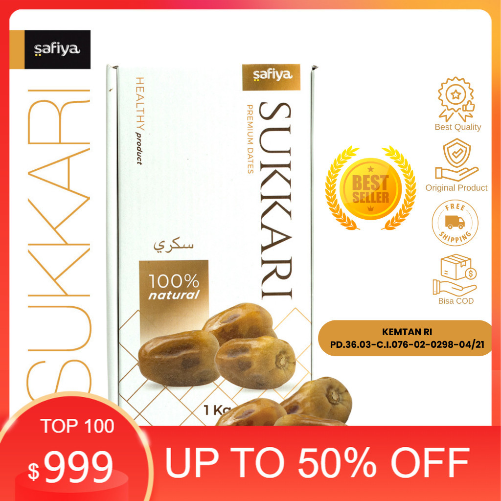 

Kurma Sukari 1 Kg Premium Kurma Sukkari Authentic Safiya Food