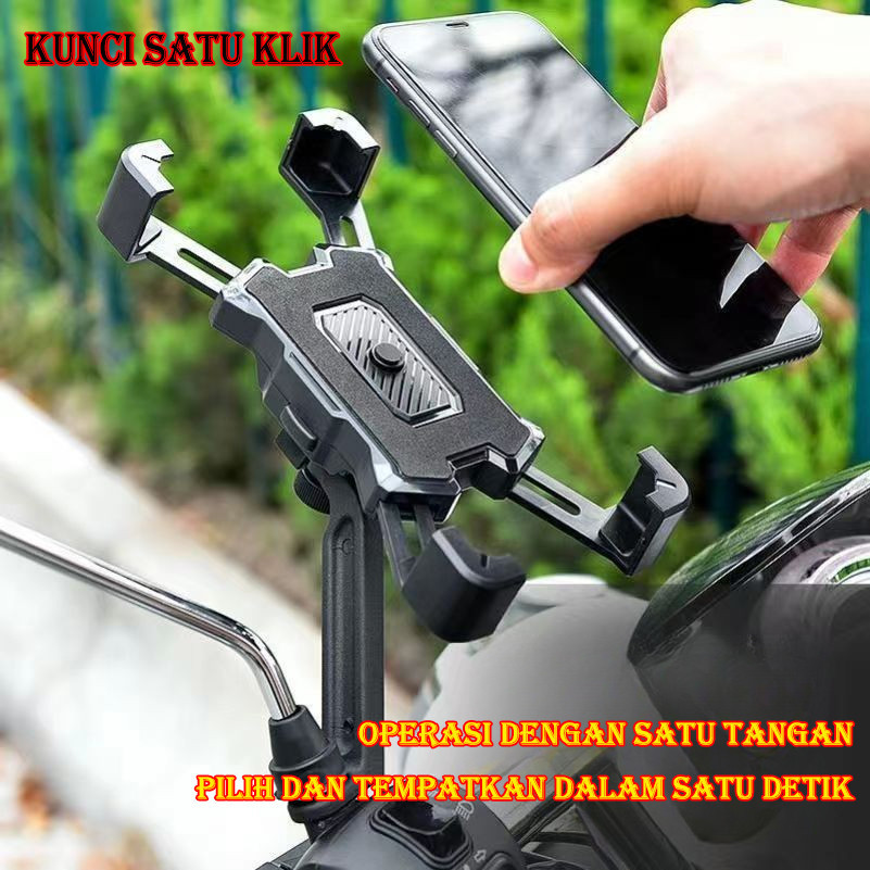 Holder Hp Di Motor/Stand Phone Holder Motor/Bicycle Holder Hp/holder hp motor/Phone  holder hp motor