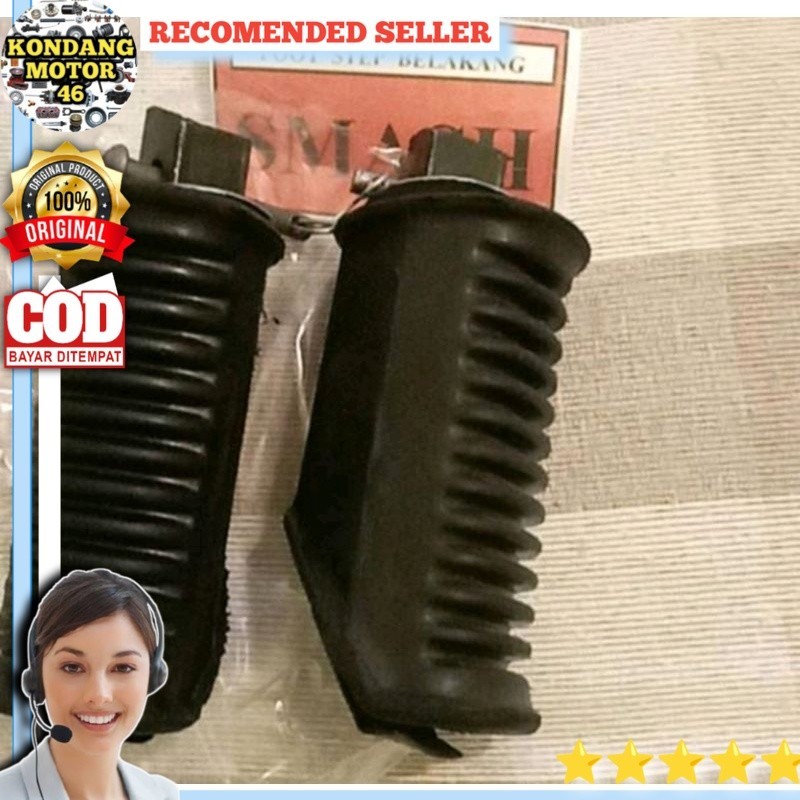 Footstep belakang smsah new, smash lama smash titan, shogun 125