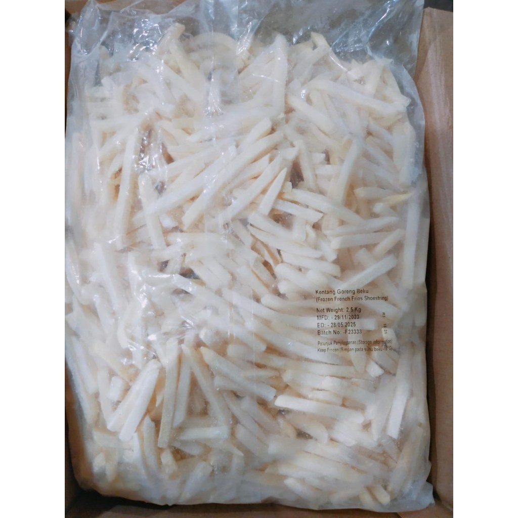 

KENTANG GORENG BEKU SHOESTRING 2.5kg