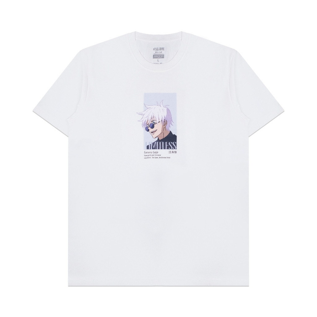 【COD】 M231 - Jujutsu Kaisen Gojo T-Shirt Off White 0452