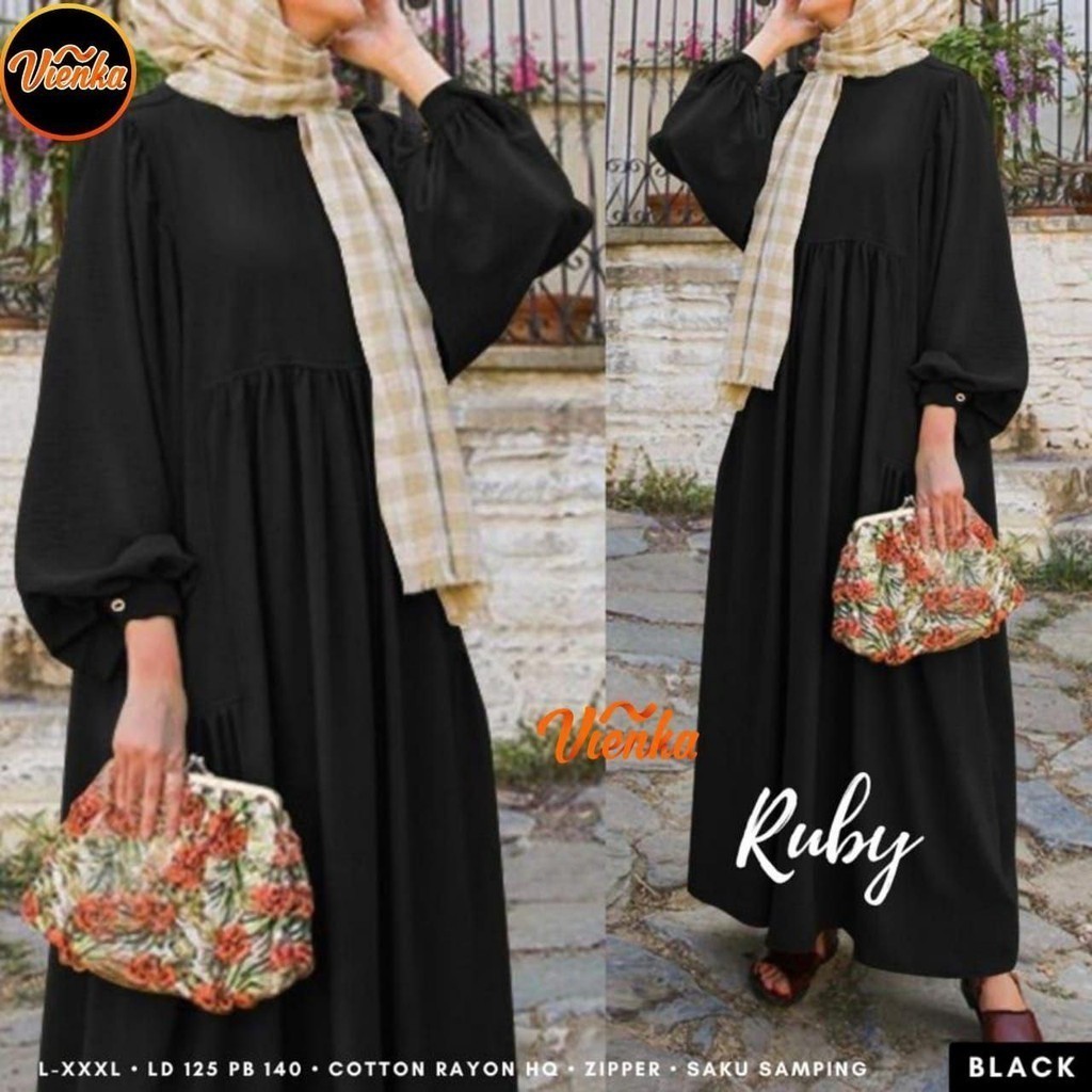 RUBY BY VIENKA MAXI DRESS JUMBO BIGSIZE