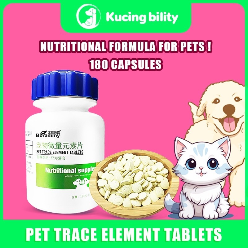 Untuk pengobatan Meningkatkan Anemia Rambut Rontok Anemia Pica Vitamin Kucing Trace Element tablet b