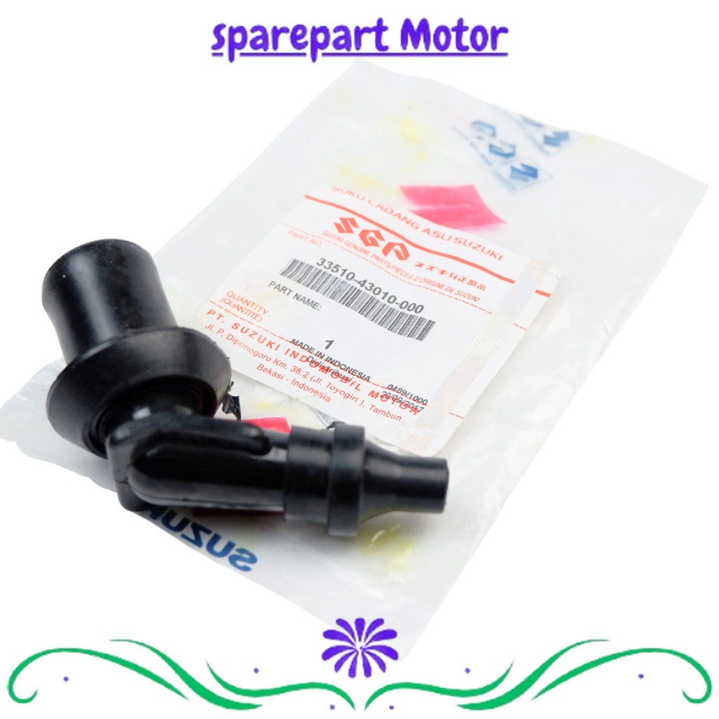tutup busi thunder  33510-43010-00 Sparepart motor