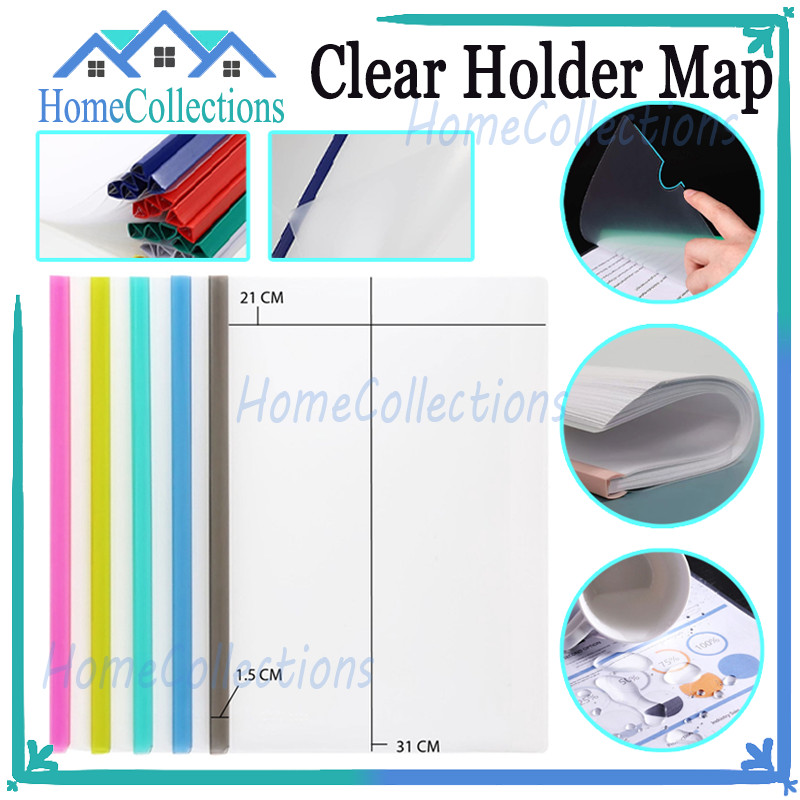 

Clear Holder Map/File Organizer/A4 Dokumen Keeper Display Book/Map Folder A4