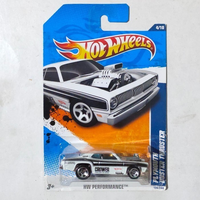 Hotwheels Plymouth Duster Thruster putih 2011 Performance