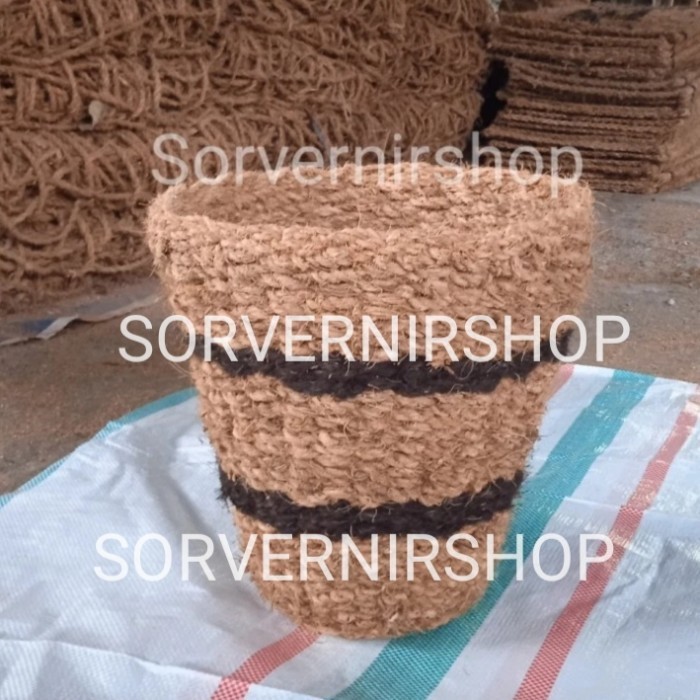 Cover pot/pot bunga serabut kelapa JUMBO ukuran 30cm