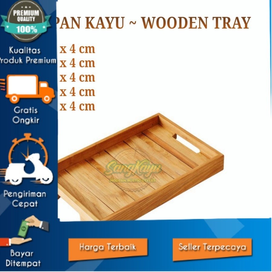 Nampan kayu Kotak seserahan kotak hantaran kotak parcel nampan kayu