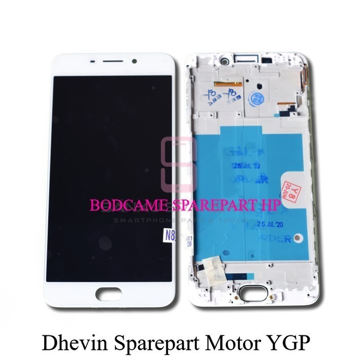 LCD TOUCHSCREEN OPPO F1+ F1 PLUS ORIGINAL FULLSET - Putih