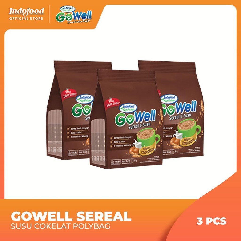 

Gowell Sereal Susu Cokelat POLYBAG x3