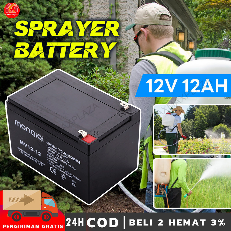 Aki Battery12V 12/8Ah aki tangki semprot elektrik aki tangki semprot elektrik aki sprayer elektrik A