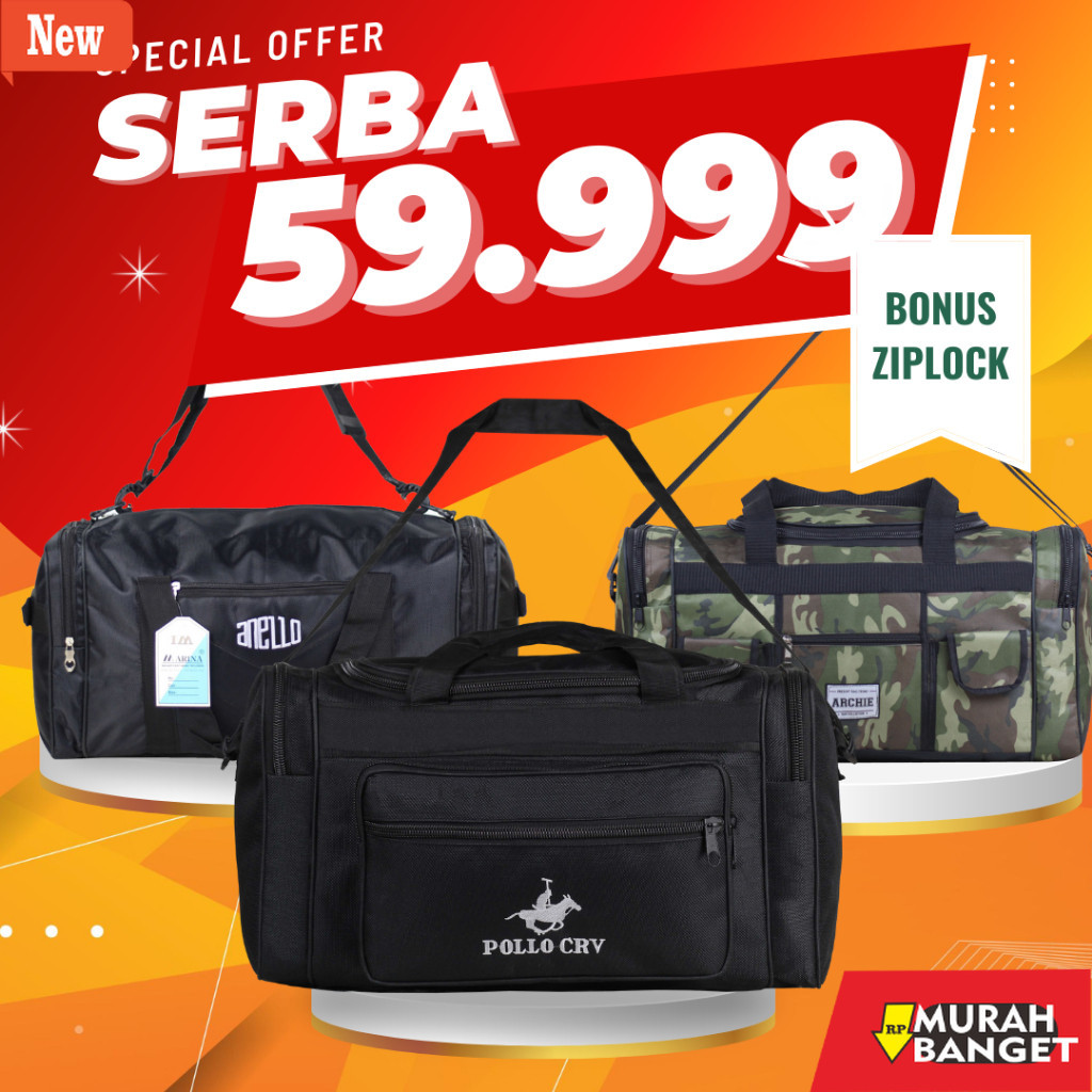 tas jinjing wanita BAKULTASS Tas Hand Bag Jinjing Pria Wanita Travel Besar Kuat Murah Awet Termurah 