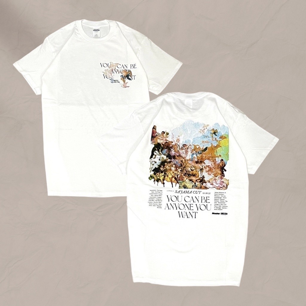 Sajama Cut - Anyone Tshirt - White T shirt Kaos BAND Cotton Combed 24s TEBAL
