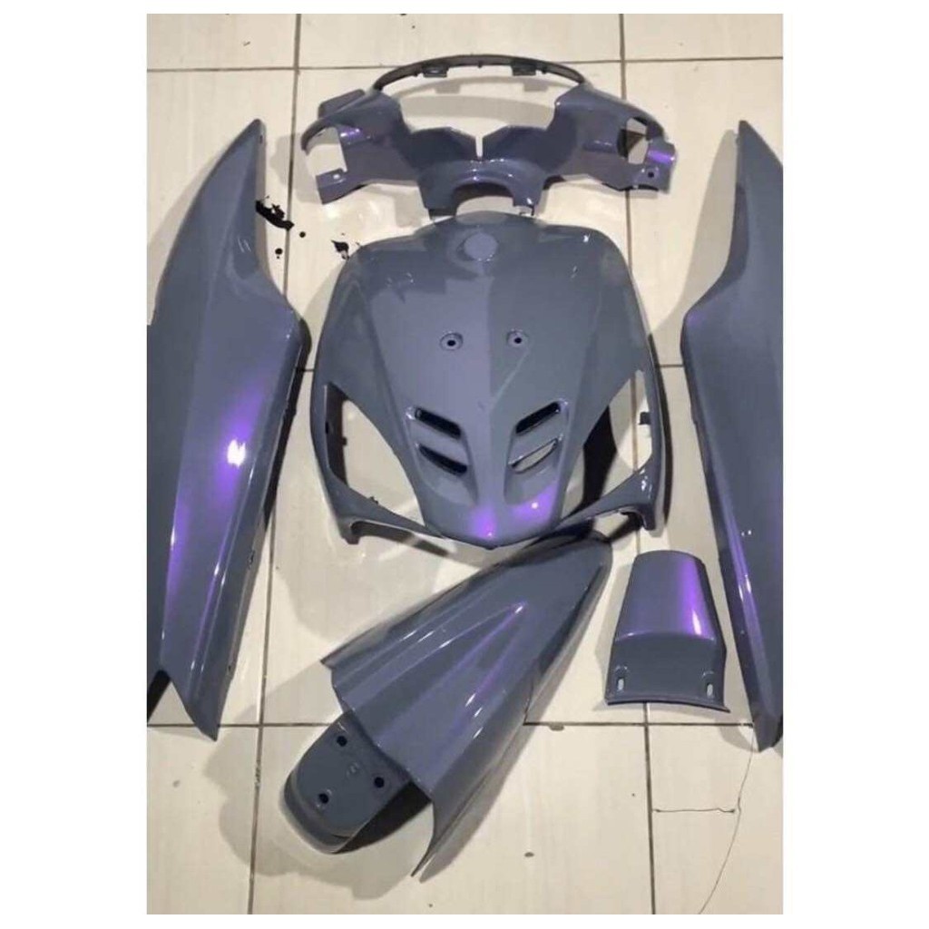Termurah- cover body mio sporty/mio lama warna nardo lembayung ungu- bisa custom lembayung lain