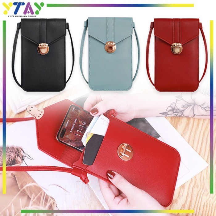 Hanging Phone Wallet/Leher Multifungsi/Dompet Hp Id Card/Leher Multifungsi/Gantungan Handphone Kartu