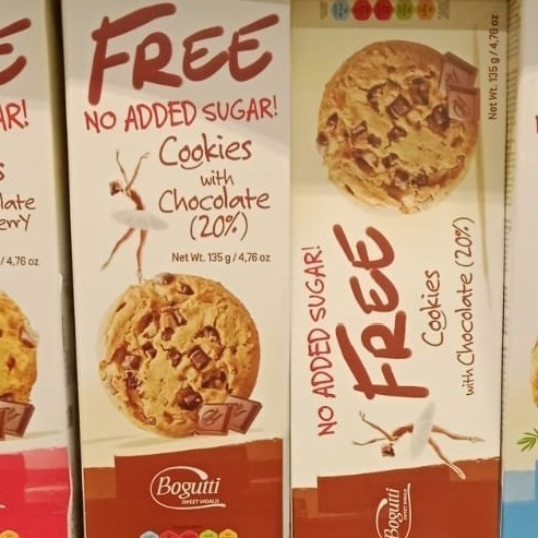 

bogutti cookies chocolate sugar free biscuit biskuit 135gr