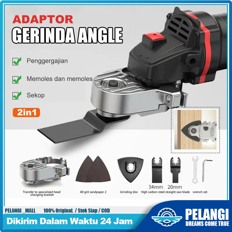 Adaptor Oskilasi Komplit Multiguna Adaptor Gerinda Oskilasi Adapter Gerinda Oskilasi Tool Multi Cutt