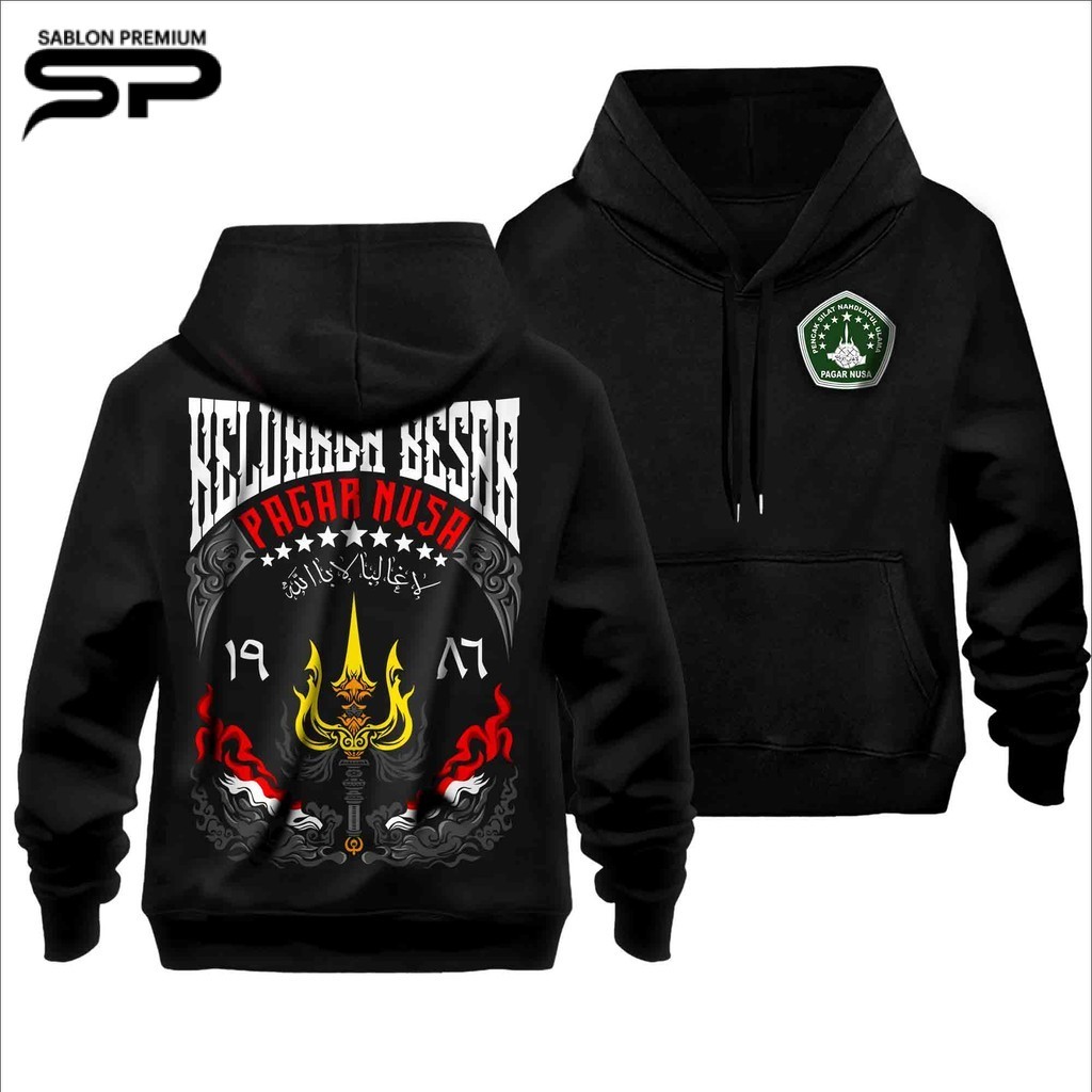 Distro Jaket Hoodie Pagar Nusa Trisula 1986 Terbaru - Koleksi Kaos Pagar Nusa PSNU Keren