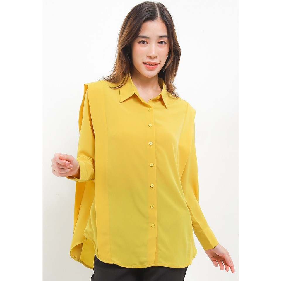 White Mode Zivana Shirts - Pakaian Wanita Shirts Cewek