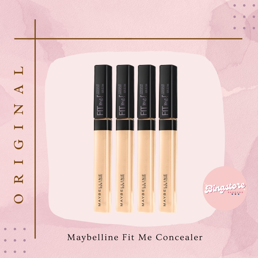 Concelear Maybelline Fit Me Concealer 6.8ml 05 ivory ORIGINAL Corrector Correcting Cushion Foundatio