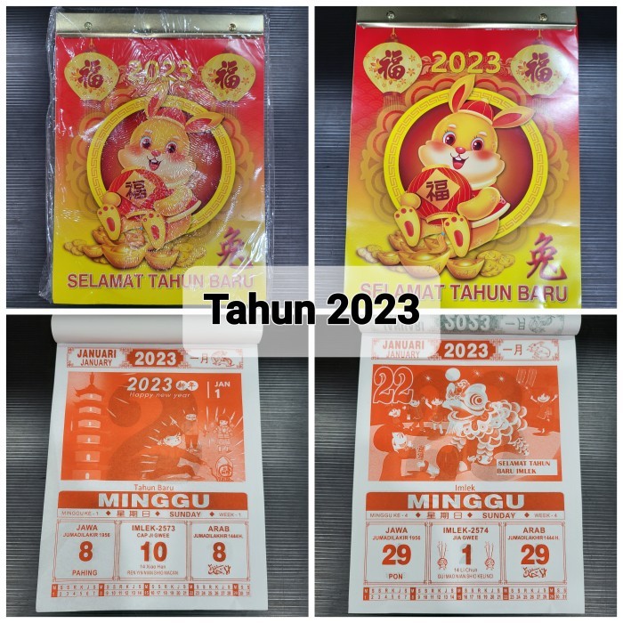 Kalender Harian Lokal Indonesia Indonesian Calendar 2023 Ukuran Besar panca