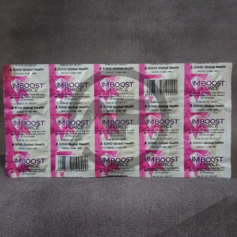 Suplemen Daya Tahan Tubuh IMBOOST/FITBES FORCE/IMUNOS/ZEGAVIT - [213]
