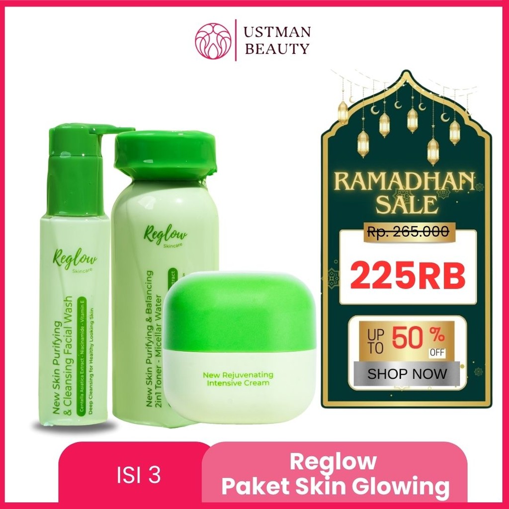 Reglow Skincare Original By Shindy Putri- Re Glow Beauty Skincare Bpom Untuk Flek Acne Paket