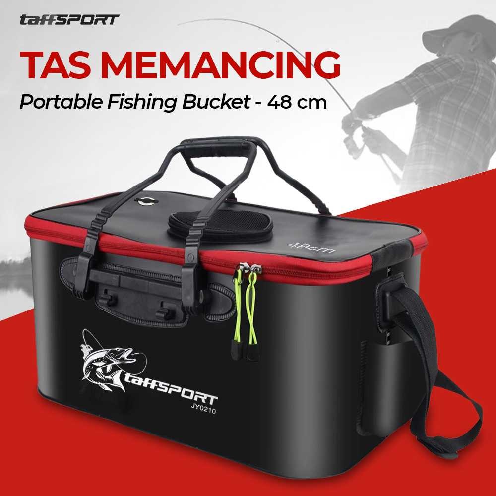 Ember Lipat Box Umpan Pancing Ikan Udang Hidup Tas Perlengkapan Memancing 40cm