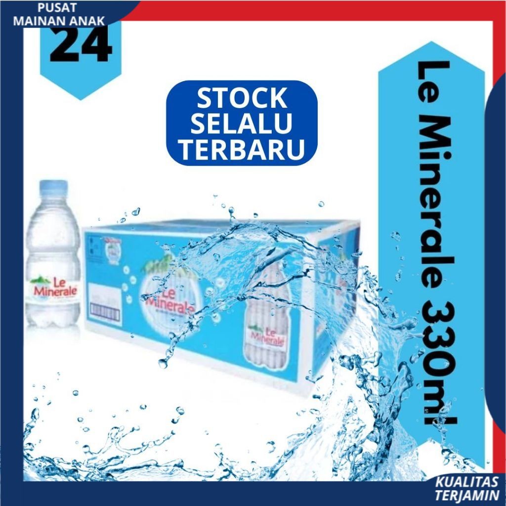 

PMA Air Mineral LE MINERALE LEMINERAL 330 ML Isi 24 Botol PER DUS PER KARTON