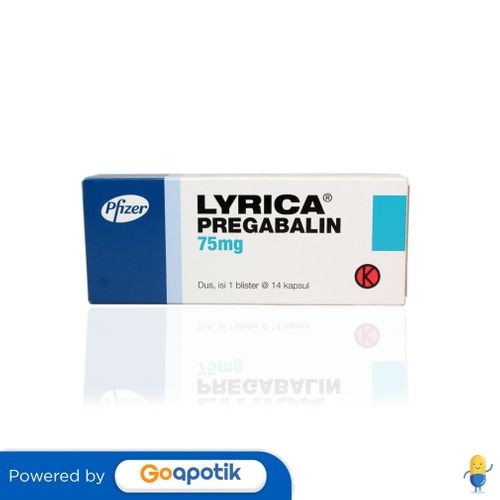 Lyrica 75 Mg Box 14 Kapsul