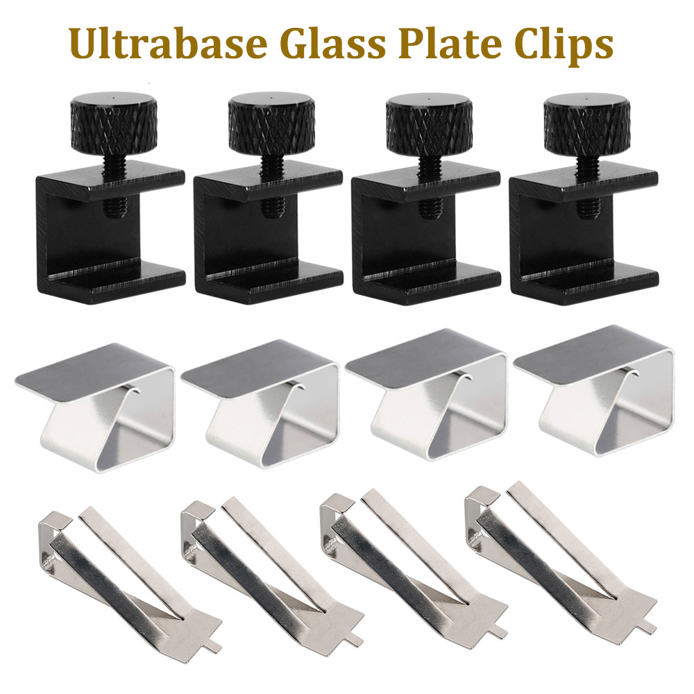 

4pcs Glass Heatbed Clip Ultrabase Hotbed Clamp Clip Aluminium Alloy Ultimaker Heated Bed Build Platform Retainer 3D Printer Part