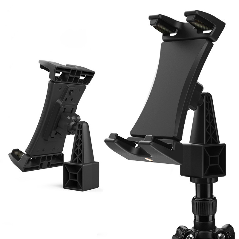 

Portable 2 in 1 Adjustable Tablet Tripod Mount Adapter Clamp Holder for iPad Air Mini Pro Galaxy Xiaomi Huawei Tab E 3.5-13.5''