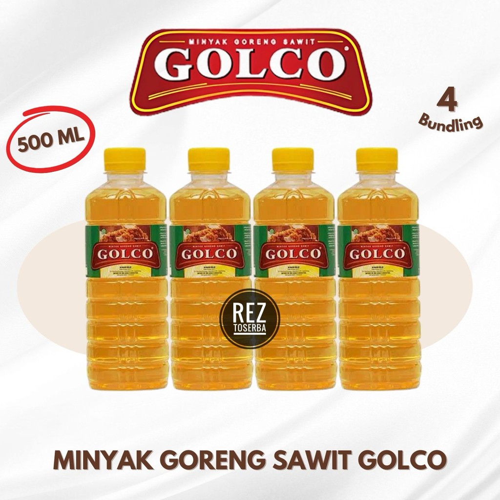 

Paket ISI 4 MINYAK GORENG GOLCO 500ml KEMASAN BOTOL | Bundling Hemat Minyak Goreng