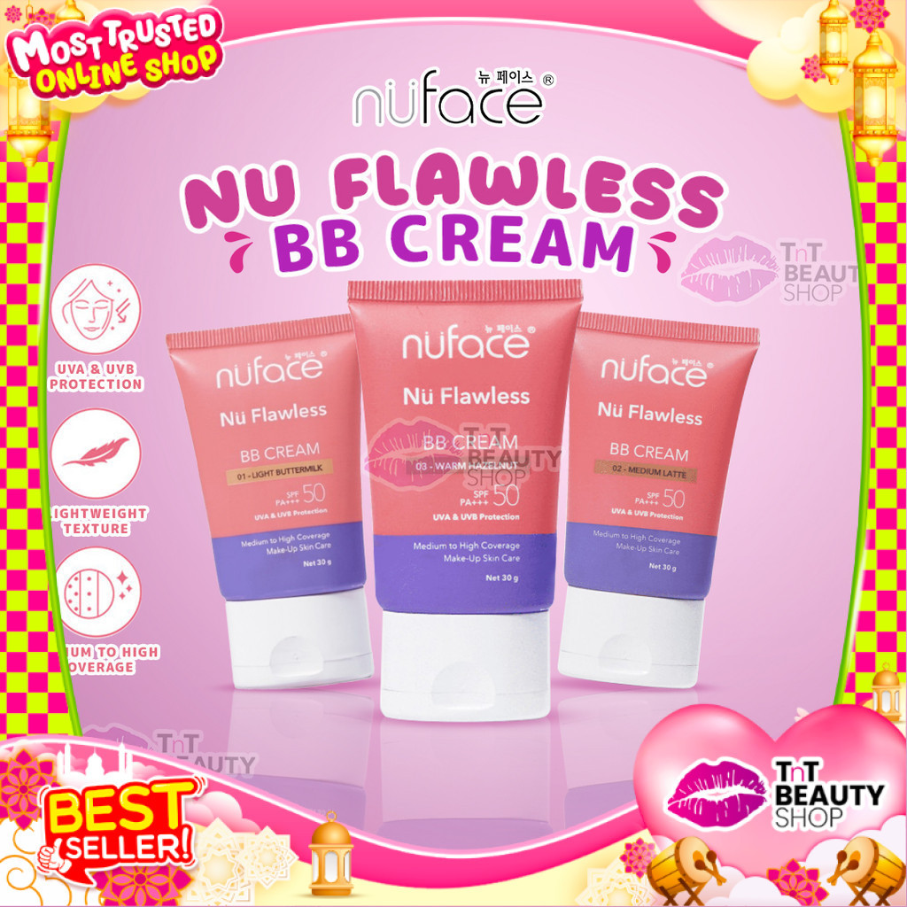 Nuface Nu Flawless BB Cream Package Paket BB Cream Nu Face | TnT Beauty Shop