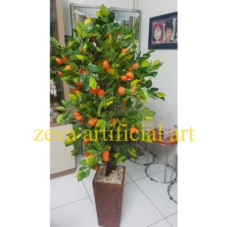 pohon jeruk/pohon apel/pohon cery/pohon plastik/pohon artificial/bunga hias