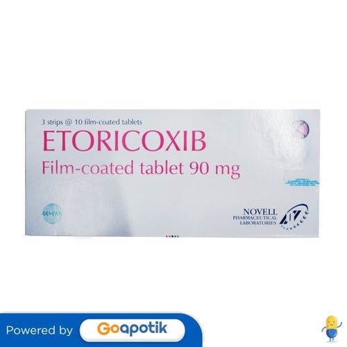 Etoricoxib Novell 90 Mg Box 30 Tablet