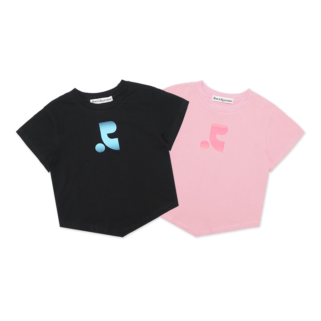 Rest & Recreation RR Arrow Point Spray Printed Crop T-Shirt