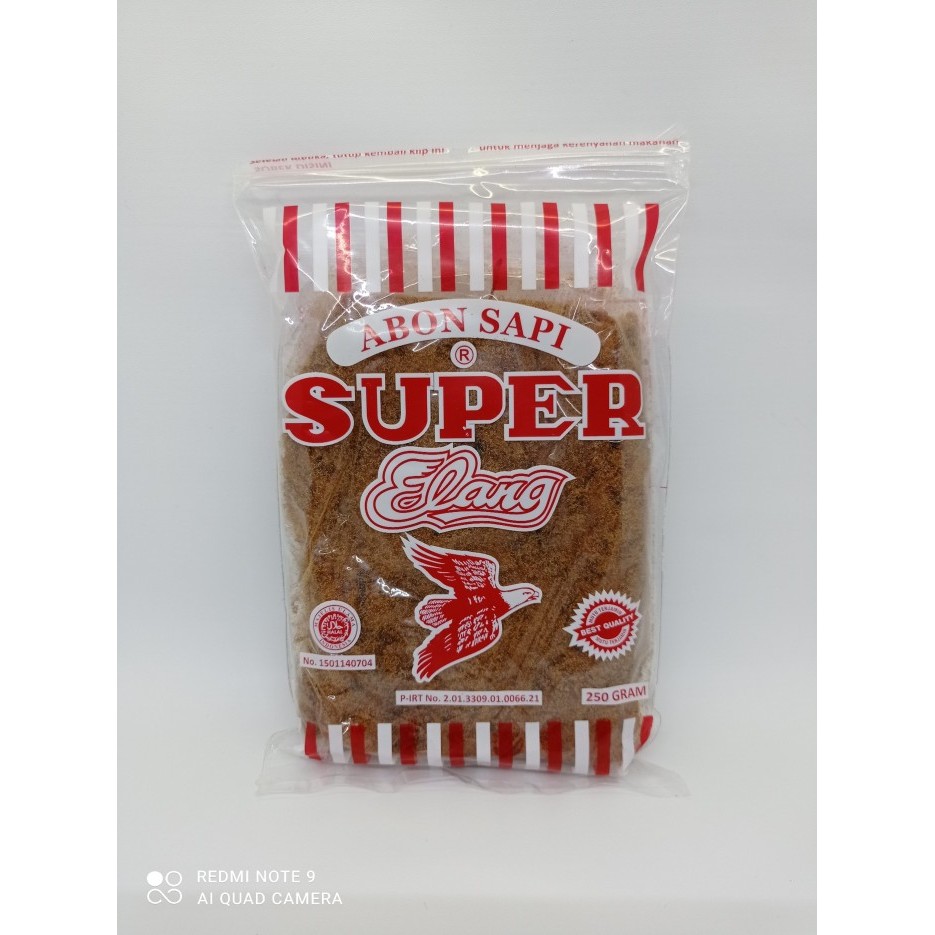 

bGF Abon Sapi Super Elang Manis Dan Pedas 250 gr