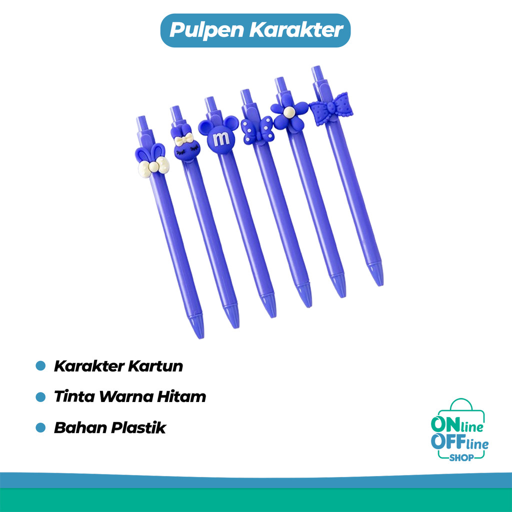 

Pulpen Mekanik Karakter Kartun Pena Sekolah Kantor Cetek Korean Cartoon Pen 1004