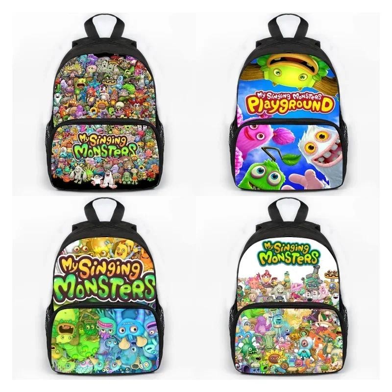 

2024 New My Singing Monsters Backpack Waterproof Schoolbag for Girls Boys Students Travel Bag Canvas Sport Backpacks Mochila