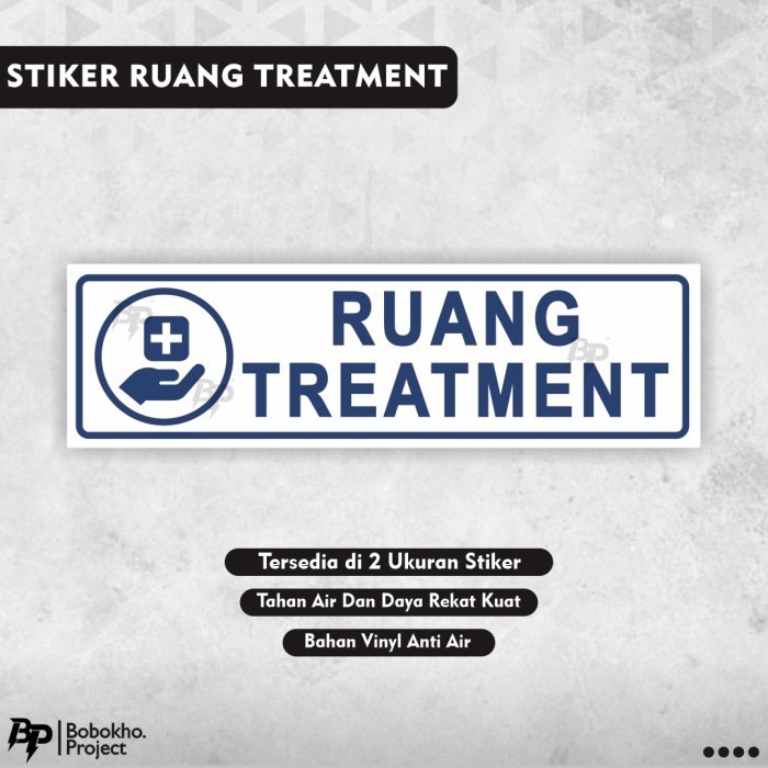 

Stiker Ruang Treatment / Ruang Perawatan / Stiker Klinik / Stiker Rumah Sakit / Stiker Puskesmas