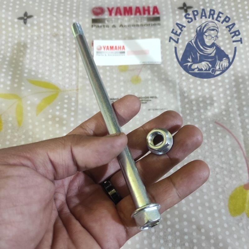 As roda depan set mur panjang 21.5cm Yamaha Jupiter Z Vega R F1ZR original